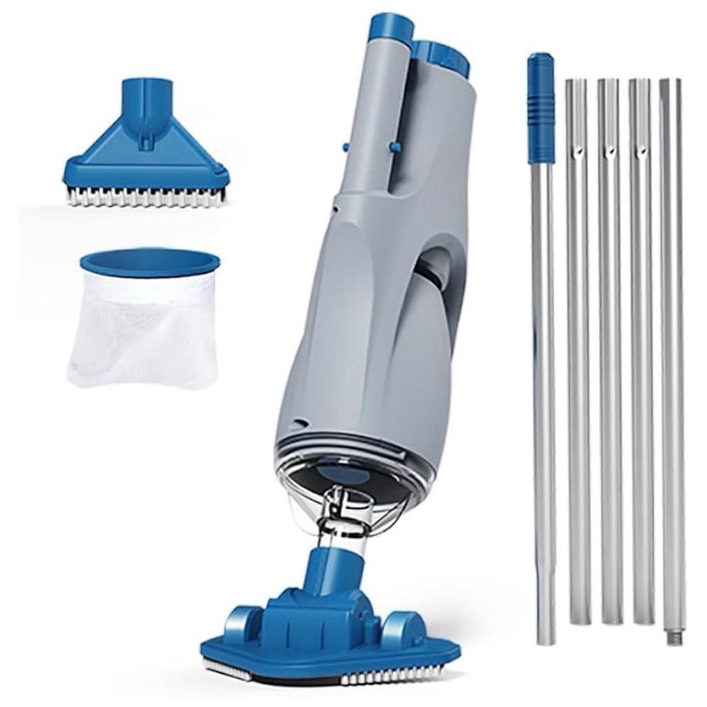 KOKIDO Cordless Handheld Pool Vacuum for Above Ground Pool, with 6ft Pole Read